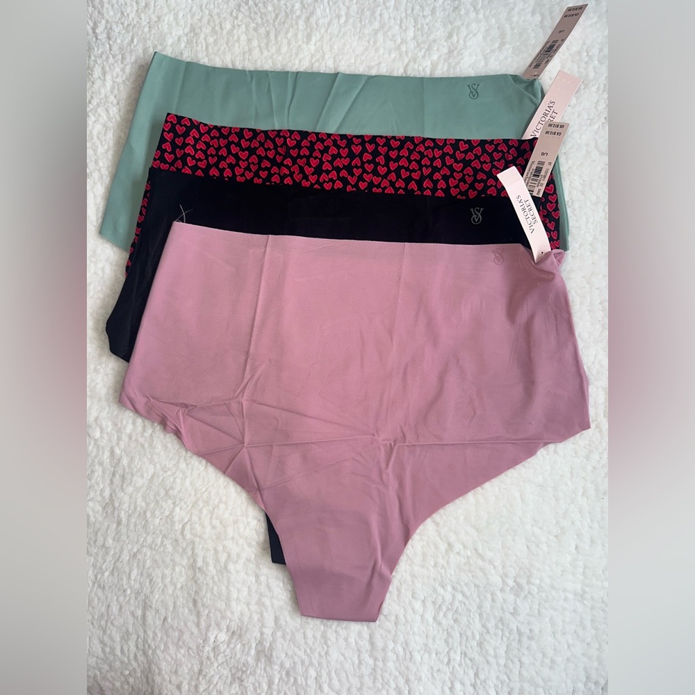 Victoria's Secret Kids Bottoms - Pink, Black, Green 4 pack